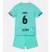 Barcelona Paez Gavi #6 Barnkläder Tredje matchtröja till baby 2023-24 Kortärmad (+ Korta byxor) Billigt
